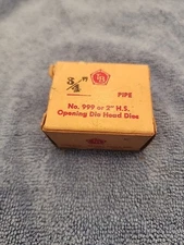 Toledo Beaver Die 3/4" Dies for No. 999 or 2" H.S. Opening Die Head Dies 