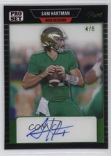 2023 Leaf Pro Set Pure Clear Green Spectrum 4/8 Sam Hartman #PSA-SH1 Auto 1oa8