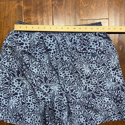 Tommy Hilfiger Vintage Hawaiian Tropical Navy Blue Swim Shorts Men's Size M - Picture 6 of 7