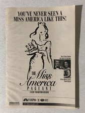 Miss America Pageant Print Ad Regis Philbin Kenny Rogers TPA10
