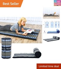 Foldable Floor Mattress - Japanese Roll Up Futon -Trifold Tatami Mat- Guest F...
