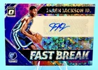 2018-19 Donruss Optic Jaren Jackson Jr Fast Break Disco Auto