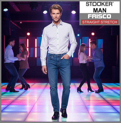 STOOKER FRISCO | Heavy Stone Wash | Stretch Denim | Regular Straight | Jeans