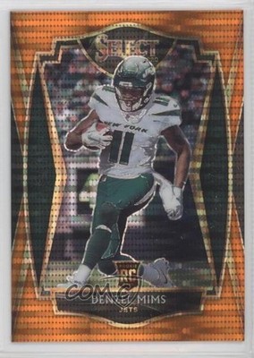 2020 Select Premier Level Neon Orange Pulsar Prizm 6/7 Denzel Mims Rookie RC pe8