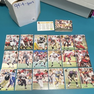 Classic 1994 4-Sport NCAA Football 10-Card Lot Checklist Number Two
