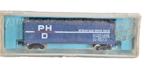 Micro Train 1275 Spur N PH Wagen Farbe blau Wasserstraße Modellwagen verpackt lesen. | Condition: Used