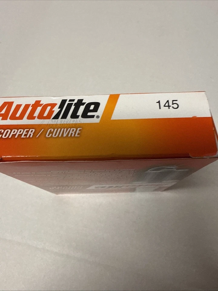 Paquete de 4 bujías Autolite 145 nuevas aprobadas por NASCAR de alto rendimiento Foto 3 de 4
