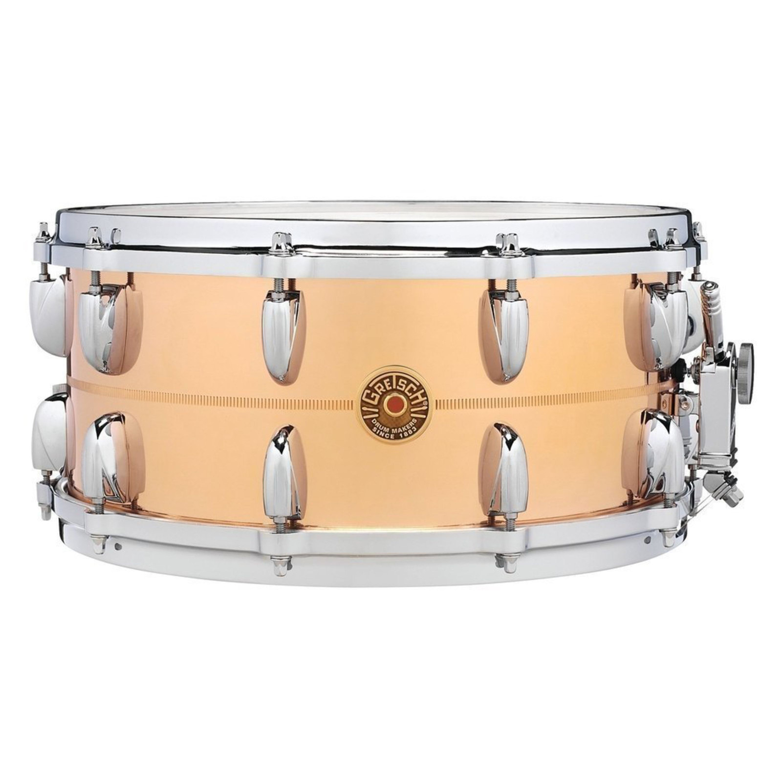 Малый барабан Gretsch, США, бронза,14x6,5 - Малый барабан