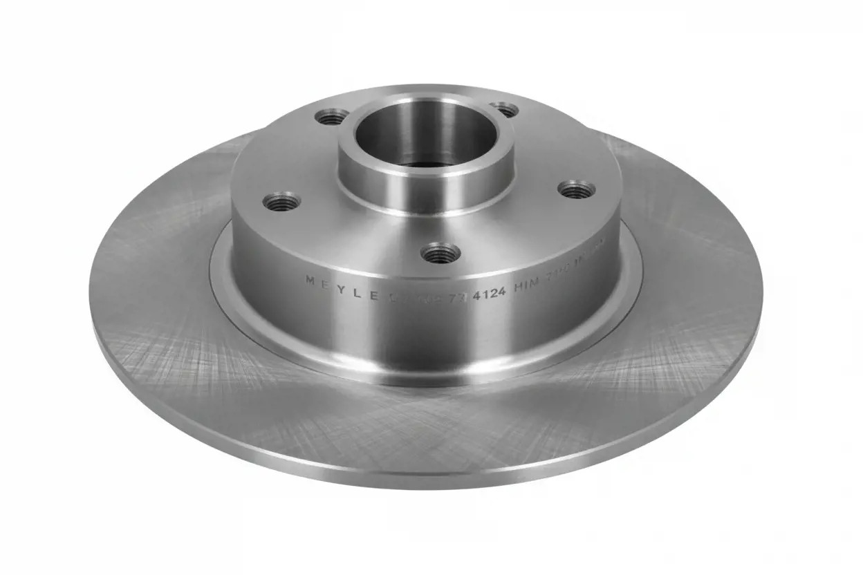 2x Disco freno Assale posteriore pieno 16-15 523 4124 MEYLE per RENAULT - Immagine 2