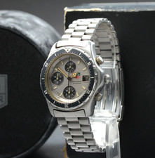 Vintage【EXC+5】 TAG HEUER 2000 Serie 870.206 Cronografo Data Automatico Uomo