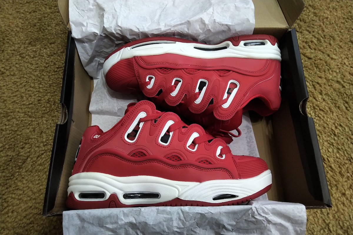 Osiris D3 2001 Red Rizing Sun shoes US Size 10 New with box | eBay