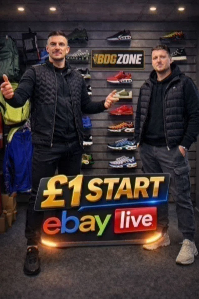 🚨£1 STARTS SNEAKERS | CLOTHING & ACCESSORIES 🤯 GIVEAWAYS🎁