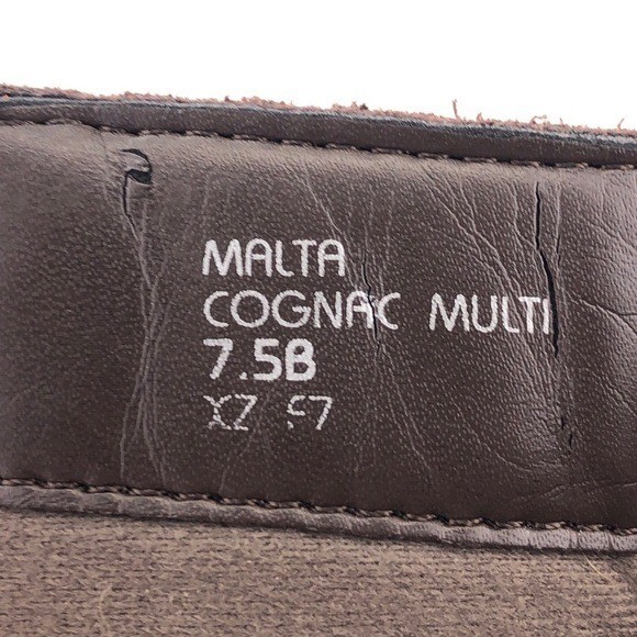 Earth Malta Cognac Multi Patchwork Suede Leather … - image 8