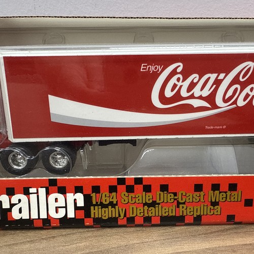 1994 ERTL Coca-Cola 1/64 Scale Die-Cast Metal Tractor Trailer *NEW-Box is rough* - Picture 3 of 6