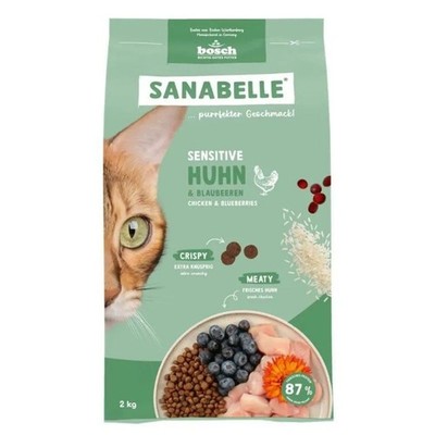 SANABELLE Sensitive Huhn für Katzen mit empfindlichem Verdauungssystem 2 kg