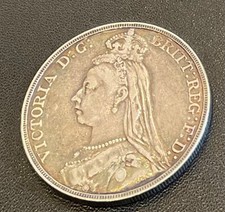 Queen Victoria Silver Crown 1892