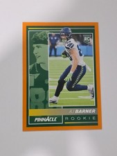 AJ Barner 2024 Panini Encore #203 Pinnacle Rookie Seattle Seahawks RC ORANGE /99