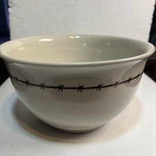 Moss Brothers China Stoneware Mixing Bowl 10” Country Western Farmhouse