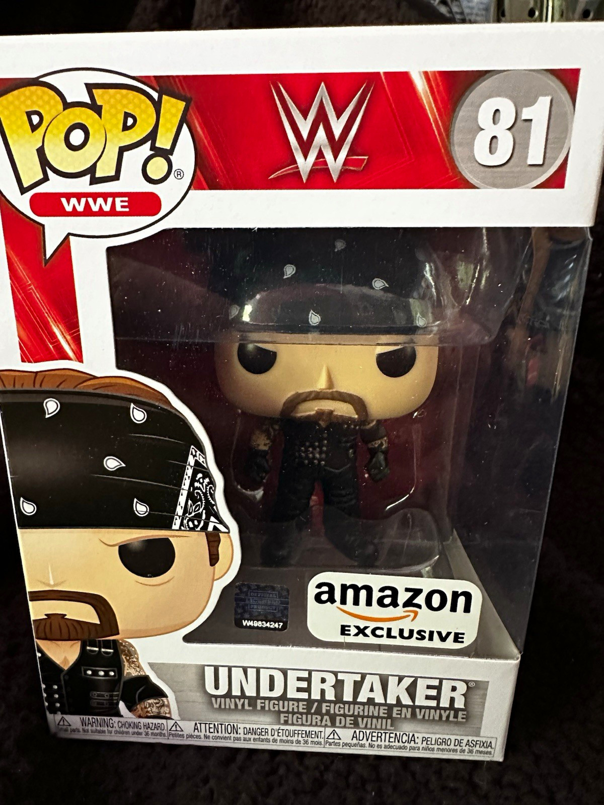 Funko Pop! WWE Undertaker #81 Amazon Exclusive Vinyl Figure Black