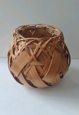 Handmade Japanese Woven Bamboo Ikebana Basket...
