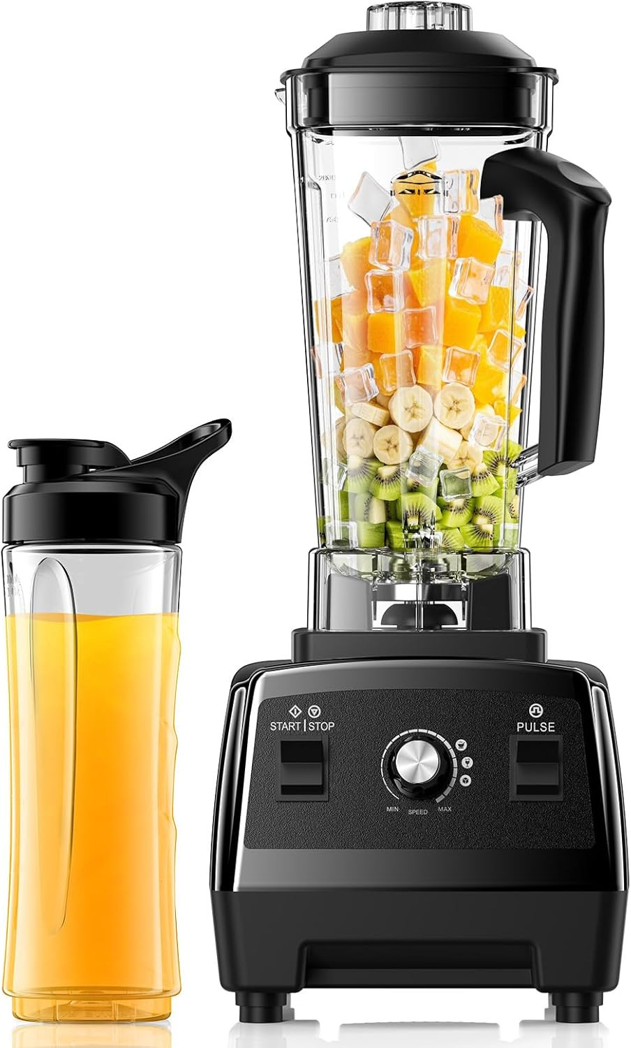 Blender for Smoothies, 1800W High Speed Smoothie Maker with 68Oz Large Pitcher,