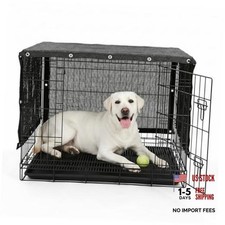 6' x 10' Black Dog Kennel Shade Cover, 90 UV Block Shade Cloth, Mesh Tarp