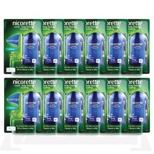 12 x Nicorette Cools 2mg Lozenge ICY MINT 20 Lozenges PACK OF 12