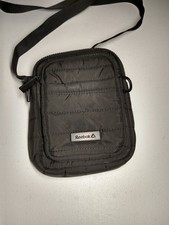 Reebok Unisex handbag Crossbody black 8" x 7" Travel Carrying Case Bag Excellent