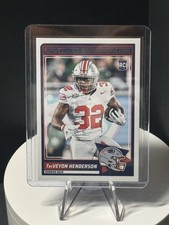2025 Score Football TreVeyon Henderson #59 Base Rookie Card