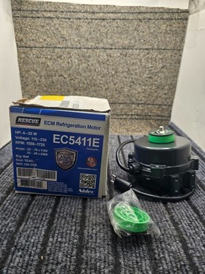 US Motors EC5411E Rescue ECM Refrigeration Motor 4-25W, 115-230VAC, 1550-1725rpm