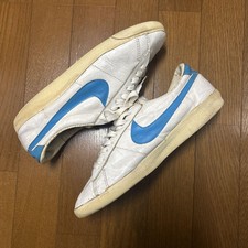 Nike 70s Vintage Sneakers FOREST HILLS White Light Blue Size 8 1/2 Made in Japan