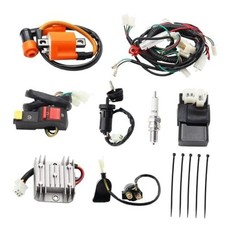 ATV Electric Wiring Harness Wire for Orange Ignition Coil Silver Rectifier