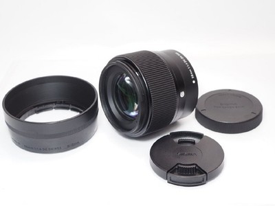 SIGMA Contemporary 56mm F1.4 DC DN for Canon EF M with Hood Sigma Pipe SI8440