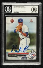 BAS 2017 Bowman Draft Nate Pearson #BD-119 BGS Authentic Auto 03hd