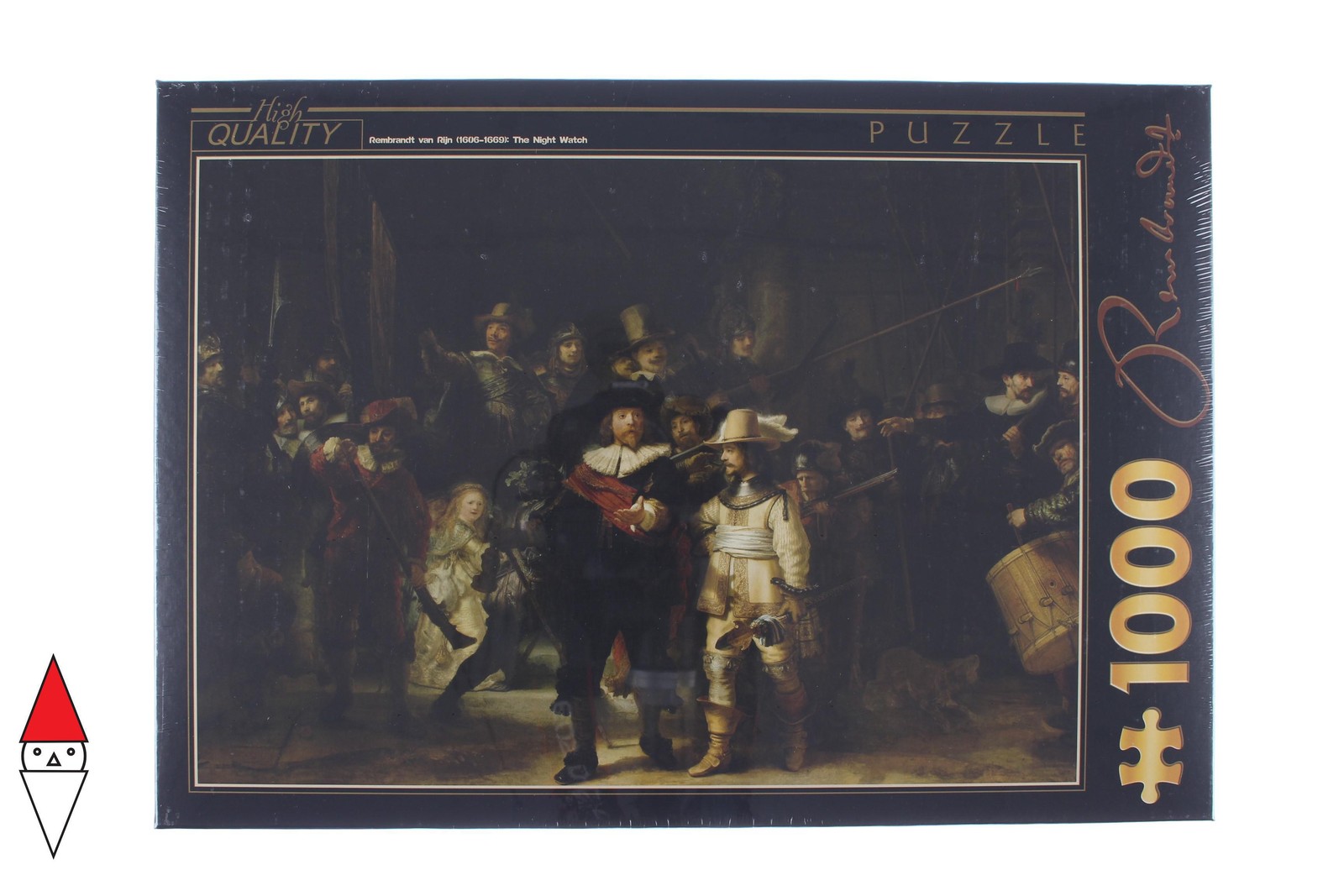 PUZZLE ARTE DTOYS PITTURA FIAMMINGA THE NIGHT WATCH LA RONDA DI NOTTE 1000 PZ