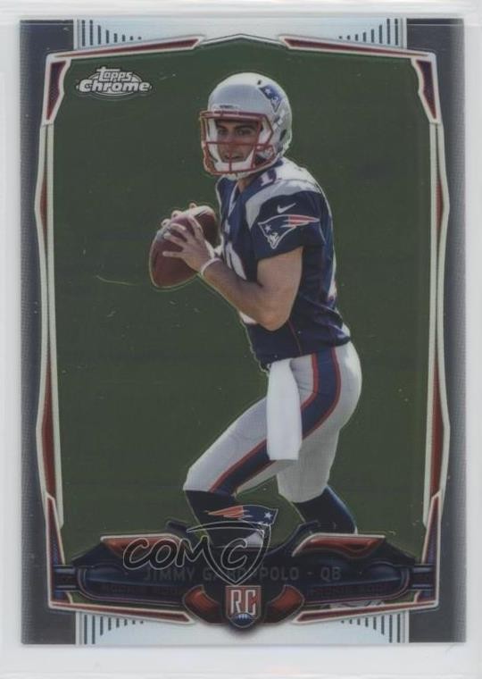 2014 Topps Chrome Jimmy Garoppolo (Ball in Both Hands) #150 Rookie RC 0nr3