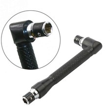 L-Type Hexagon Wrench 1/4" 90° Double-End Socket Screwdriver Bit Handle Tool Bla