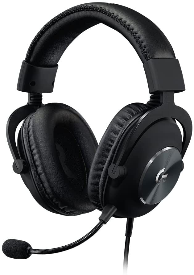 Casque Logitech G PRO X noir avec micro détachable et réduction passive
