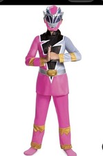 Pink Ranger Power Rangers Dino Fury Girls Size Small 4-6 Halloween Costume NEW
