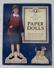 Vtg 1992 Unused American Girls Paper Doll Molly McIntire Excellent Condition
