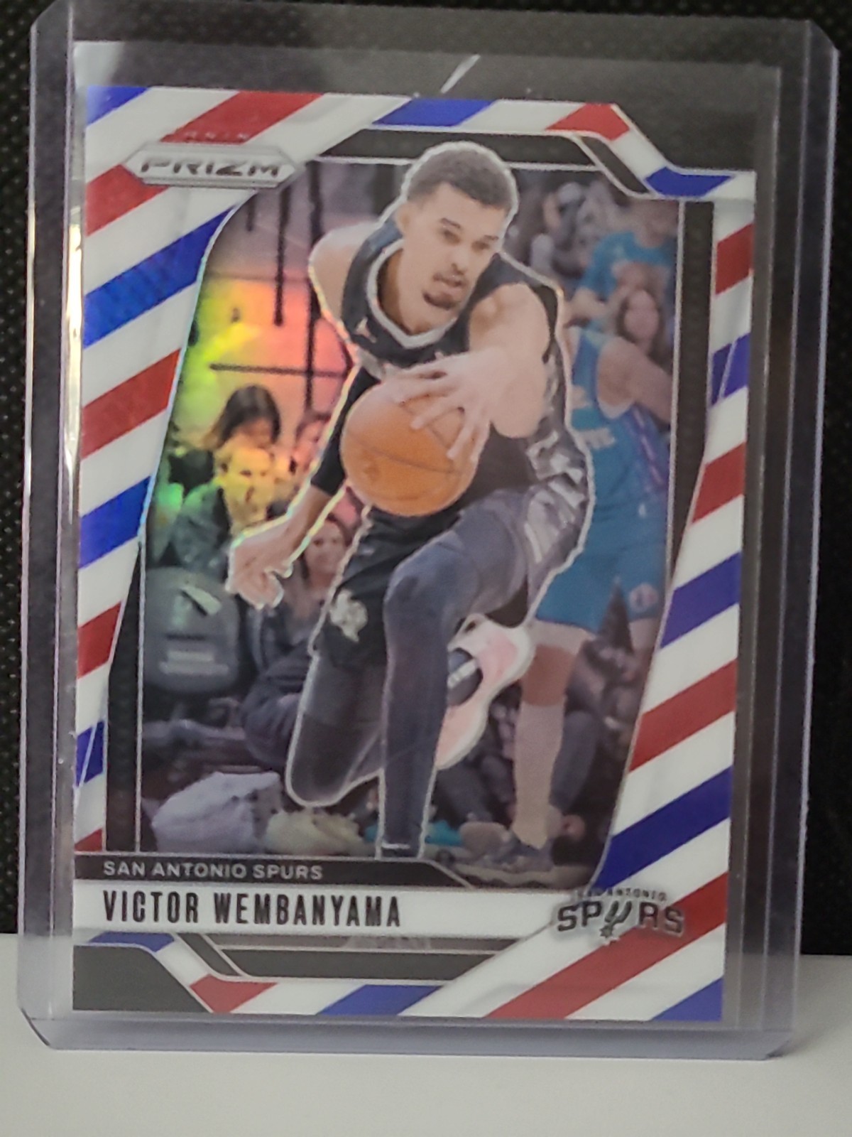 2024-25 Panini Prizm - Victor Wembanyama #172 Red White & Blue Prizm