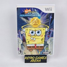 Spongebob's Atlantis Squarepantis (Nintendo Wii) CIB COMPLETE