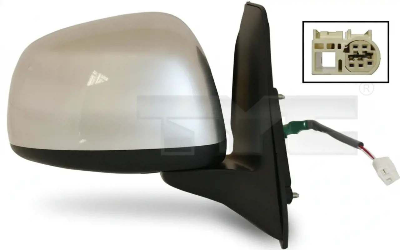 Espejo retrovisor exterior izquierda para ajuste elect. espejo 335-0024 TYC