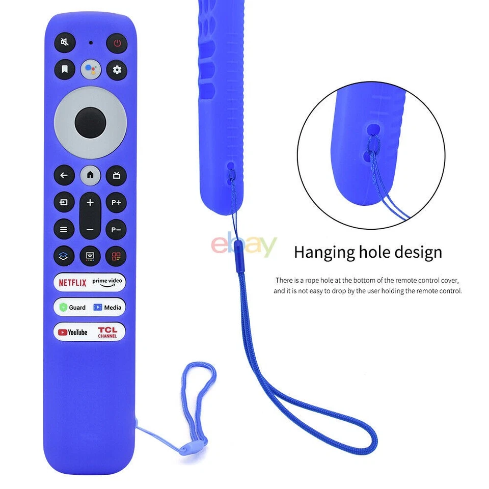 Housse de protection en Silicone pour télécommande TCL TV RC902V FMR1 FAR2 - Photo 3/4