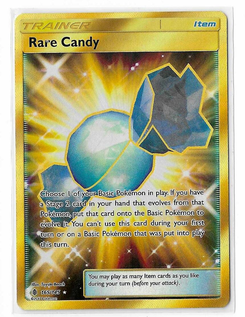 Rare Candy 165/145 Guardians Rising Sun & Moon S&M Secret Rare Pokemon TCG NM