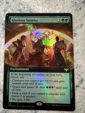 Glorious Sunrise - Foil - Extended Art - NM - Innistrad: Crimson Vow - MTG