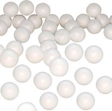 100 Pack 0.8 Inch Blank Foam Balls for Art Decoration Polystyrene Small Craft Fo