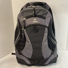 Jeep Authentic Rolling Travel Backpack Carry On Luggage Bag Telescoping Handle