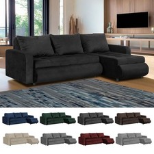 Serena Ecksofa L-Form mit Schlaffunktion - Bettkasten - Eckcouch - Schlafcouch