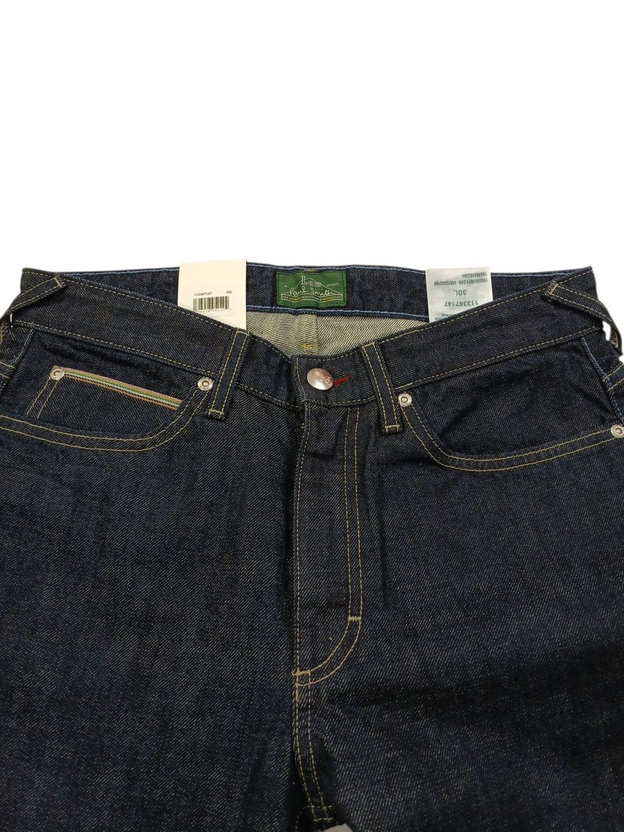 Lee x Paul Smith Selvedge 101 Rider Jeans in Rinse Men 30x33 Slim